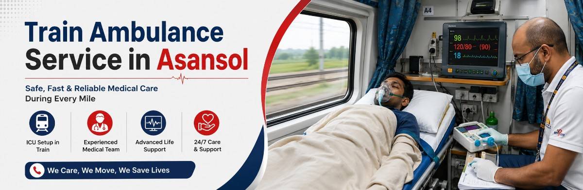 Train Ambulance Service in Asansol