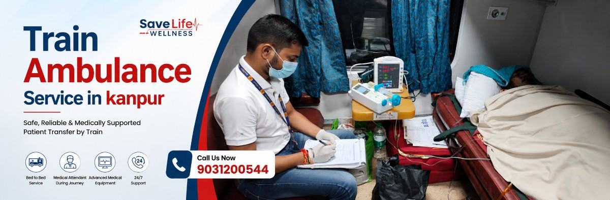 Train Ambulance Service in Kanpur